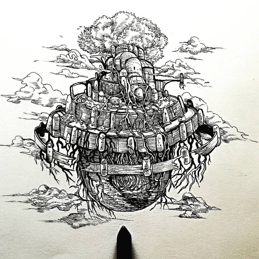 el castillo en el cielo
